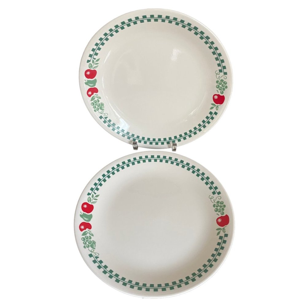 Corning Discontinued Corelle Farm Fresh Pattern Set Of 2 Bread & Butter Plates - Picture 1 of 5